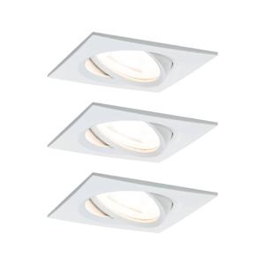 Paulmann 93436 Inbouwlamp Set van 3 stuks 19.5 W Wit (mat)