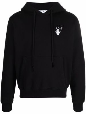 Off-White hoodie à logo Arrows imprimé - Noir