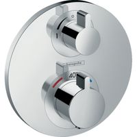 Hansgrohe Ecostat S afbouwdeel Inbouwthermostaat met Stop- en Omstelkraan Chroom - thumbnail