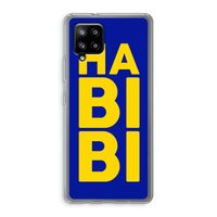 Habibi Blue: Samsung Galaxy A42 5G Transparant Hoesje