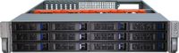 Inter-Tech IPC 2U-2412 Rack Zwart, Zilver - thumbnail