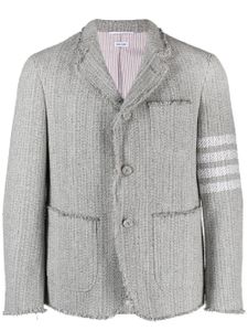 Thom Browne blazer à 4 bandes signature - Gris