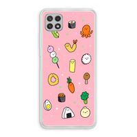 Happy bento friends: Samsung Galaxy A22 4G Transparant Hoesje