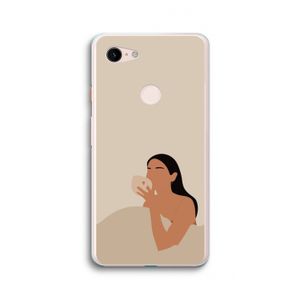 Fresh coffee: Google Pixel 3 XL Transparant Hoesje