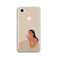 Fresh coffee: Google Pixel 3 XL Transparant Hoesje