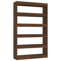 The Living Store Boekenkast Classic - Hout - 100 x 30 x 166 cm - Bruineiken