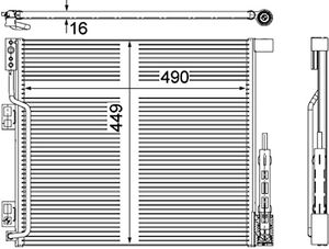 Condensor, airconditioning AC570000P