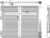 Condensor, airconditioning AC570000P