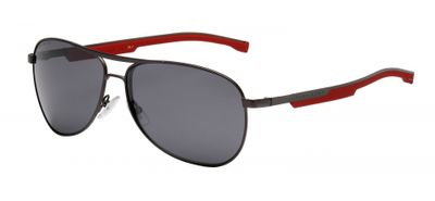 Hugo Boss zonnebril 1199/S TI7/T4 heren cat.3 zwart/zilver Hugo Boss zonnebril 1199/S TI7/T4 heren cat.3 zwart/zilver
