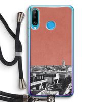 Marrakech Skyline : Huawei P30 Lite Transparant Hoesje met koord