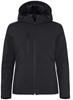 Clique 020953 Padded Hoody Softshell Lady - Zwart - XS