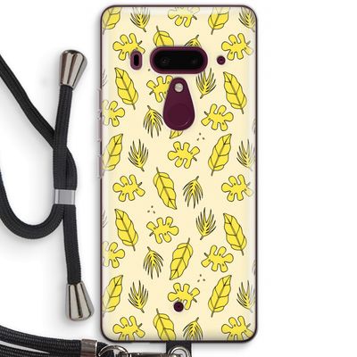 Herfst: HTC U12+ Transparant Hoesje met koord