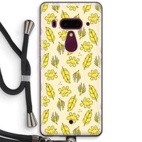 Herfst: HTC U12+ Transparant Hoesje met koord