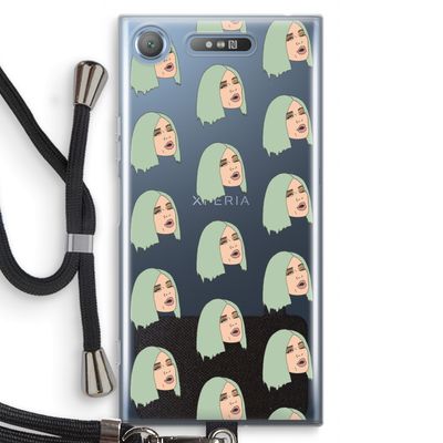 King Kylie: Sony Xperia XZ1 Transparant Hoesje met koord