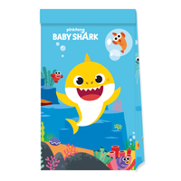 Feestzakjes Baby Shark (4st) Feestzakjes Baby Shark (4st)
