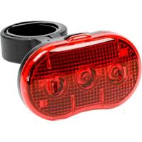 Fietslamp - LED - rood - waterbestendig - incl. batterijen