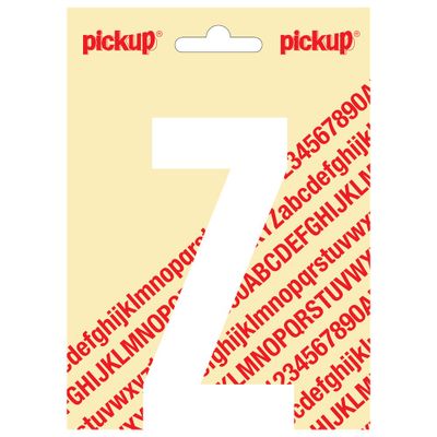 Plakletter Nobel 120mm wit Z