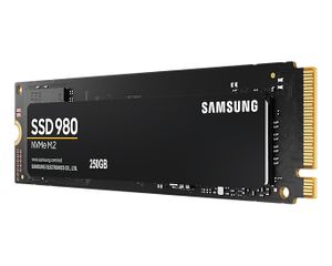 Samsung 980 250 GB NVMe/PCIe M.2 SSD 2280 harde schijf M.2 NVMe PCIe 3.0 x4 Retail MZ-V8V250BW