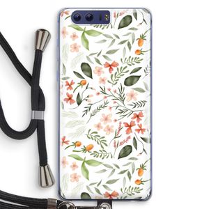 Sweet little flowers: Honor 9 Transparant Hoesje met koord