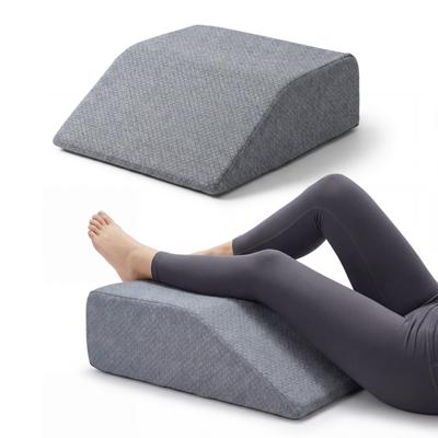 Schuimrubberen Beenkussens Beenkussens met een Afneembare en Machinewasbare Hoes Bedoeld om de Benen Omhoog te Houden-Grijs
