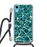 Weerkaatsing water: iPhone XR Transparant Hoesje met koord
