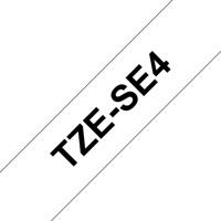 Brother TZe-SE4 Labeltape beveiliging Tapekleur: Wit Tekstkleur: Zwart 18 mm 8 m