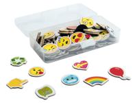 Playtive Speelgoed magneten (Emoticons 85 stuks)