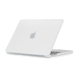 Lunso MacBook Air 13 inch (2022-2025) cover hoes - case - Mat Transparant