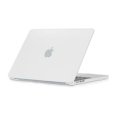 Lunso MacBook Air 13 inch (2022-2025) cover hoes - case - Mat Transparant