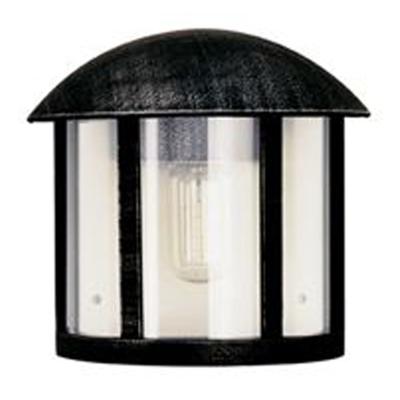 Albert Platte wandlamp buitenHolli zwart - zilver - 603225