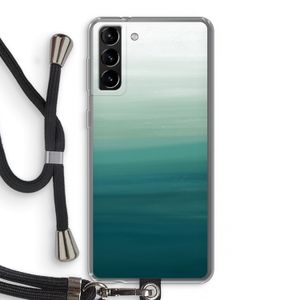 Ocean: Samsung Galaxy S21 Plus Transparant Hoesje met koord