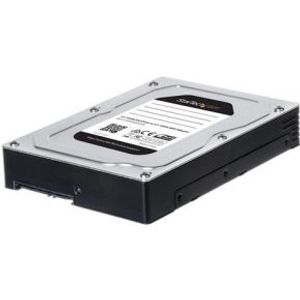 StarTech.com 25SATSAS35HD 3.5 Carrier panel Zwart, Zilver drive bay panel