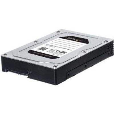 StarTech.com 25SATSAS35HD 3.5 Carrier panel Zwart, Zilver drive bay panel
