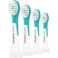 Philips Sonicare Sonicare for Kids 4+ Opzetborstel voor elektrische tandenborstel 4 stuk(s) Lichtgroen, Wit