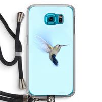 Kolibri: Samsung Galaxy S6 Transparant Hoesje met koord