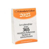 Calendario Goloso 2025 met alleen recepten in Frans papier