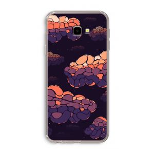 Patroon Wolken: Samsung Galaxy J4 Plus Transparant Hoesje