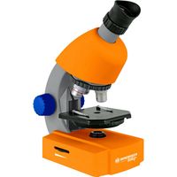 Bresser Optik 8851301 Mikroskop Junior 40x-640x orange Kindermicroscoop Monoculair 640 x Doorvallend licht