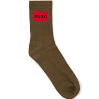 HUGO 2 stuks Label Rib Col Socks - thumbnail