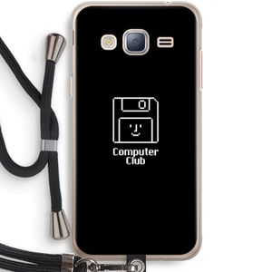 Hello: Samsung Galaxy J3 (2016) Transparant Hoesje met koord