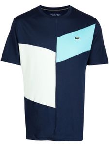 Lacoste t-shirt à patch logo - Bleu