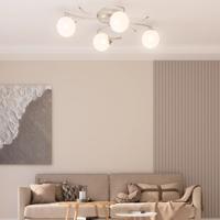 VidaXL Plafondlamp met glasbollen rond 4xg9