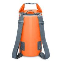 Buiten waterdichte droge dubbele schouderriem tas Dry Sack capaciteit: 10L (oranje)