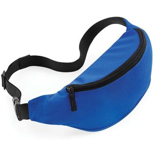 Heuptasje/fanny pack blauw 38 x 14 x 8 cm festival musthave