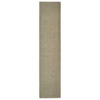 vidaXL Sisalmat voor krabpaal 66x300 cm taupe