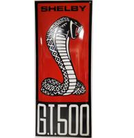 Shelby GT500 Rood Emaille Bord - 70 x 30cm