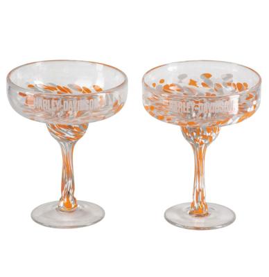 Harley Davidson Confetti Margarita Glazen Set