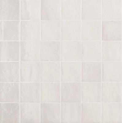 Ragno Melange R8FZ Wandtegel 100X100 Bianco 10mm Glans