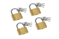 Meister Set Hangsloten 4-Delig Ms - WU9515400