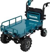 Makita dcu601z lxt 2x18 v accu transporter met schaarlift | zonder accu en lader | in krat - dcu601z